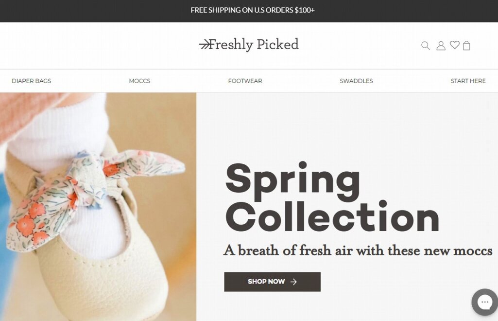 ShopifyでのECサイト成功例4:Freshly Picked