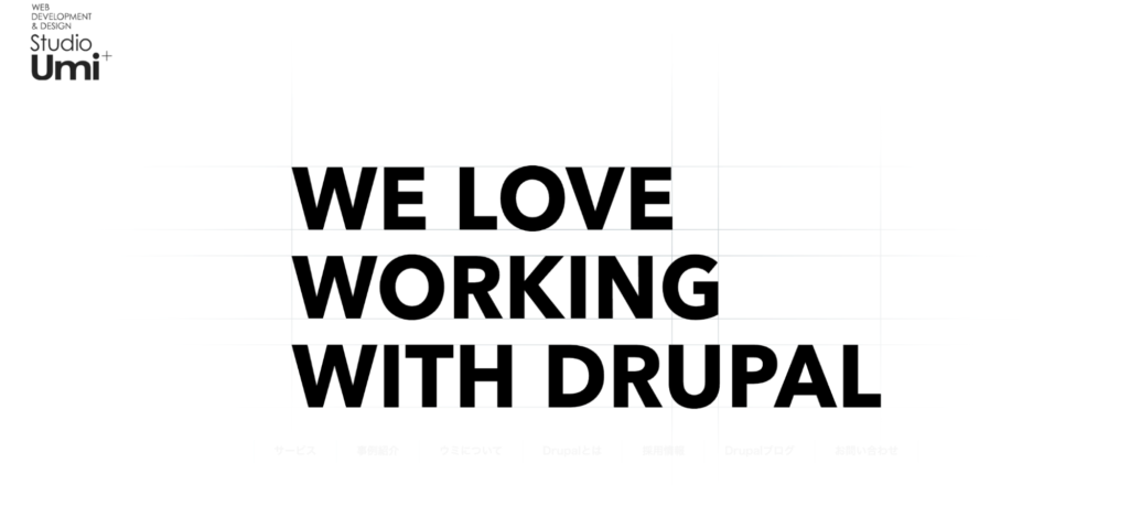 中〜大規模サイト向けCMS「Drupal」専門の開発会社|スタジオ・ウミ