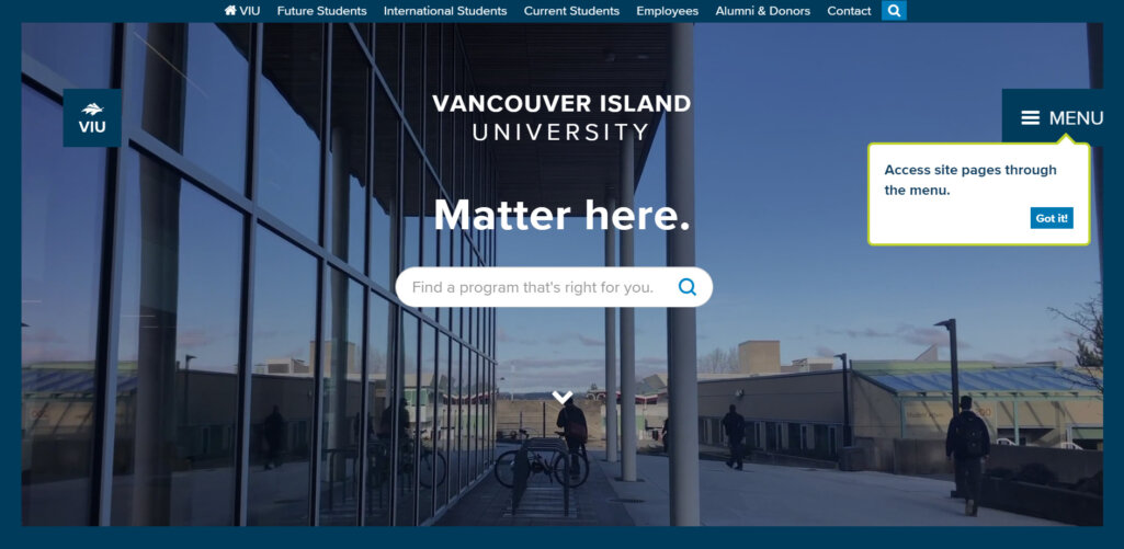 Vancouver Island University(バンクーバーアイランド大学)の事例