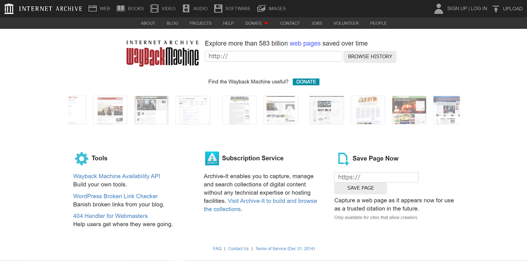 Wayback Machine