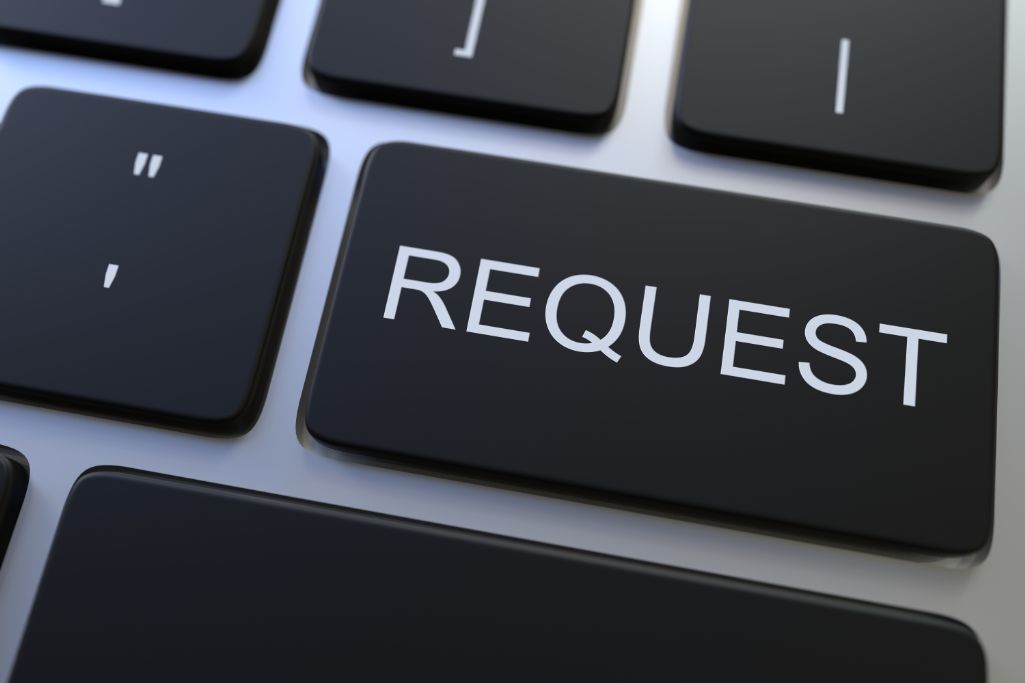 リクエストボタン