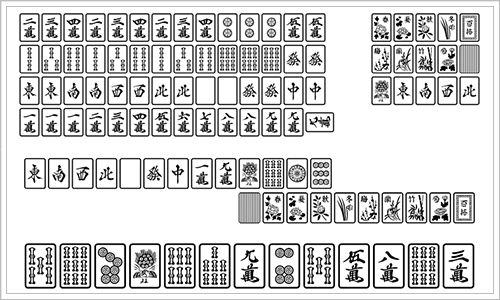 GL-MahjongTile (麻雀牌)