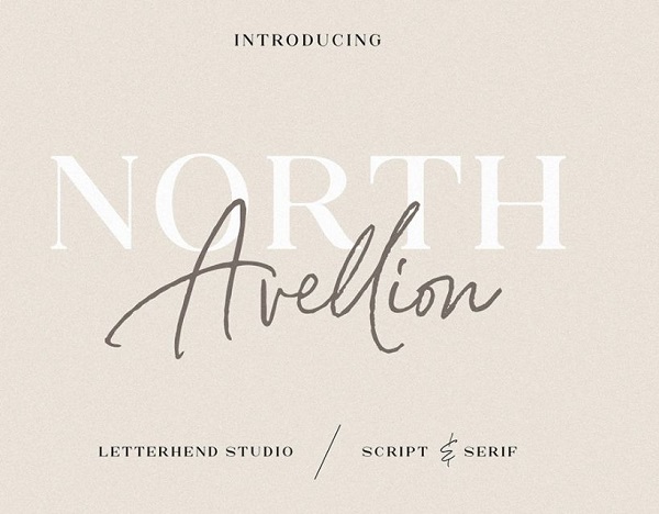 North Avellion Font Duo