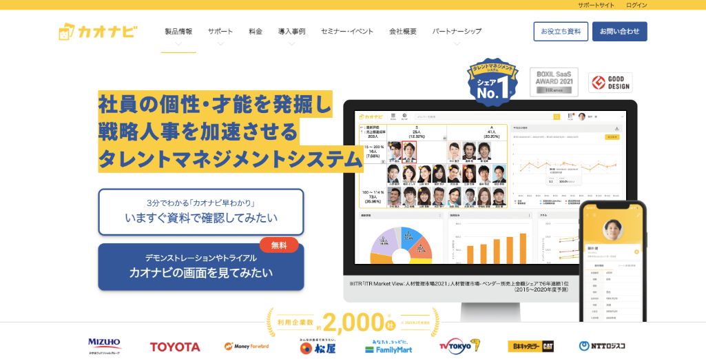 株式会社カオナビ/カオナビ