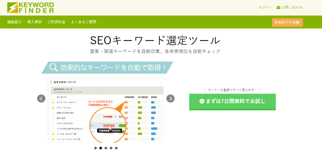 キーワードファインダー