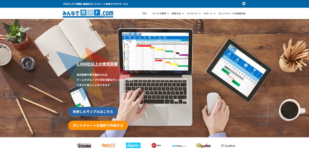 みんなでガント.com