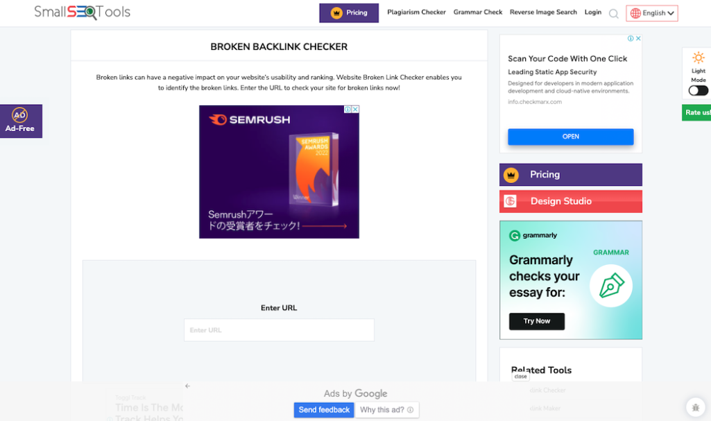 Online Broken Backlink Checker