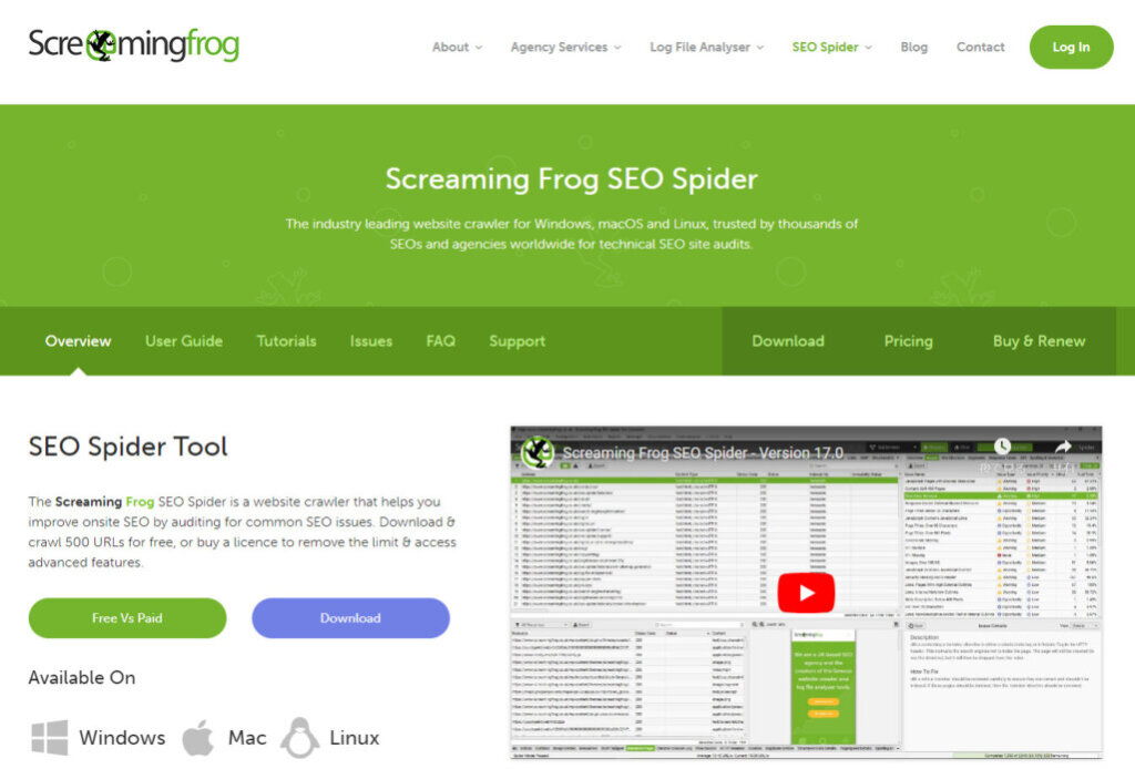 ScreamingFrog SEO Spider