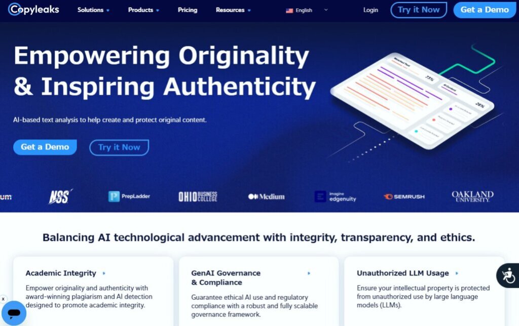 Copyleaks：盗用チェックとAI検出を同時に実施できるツール